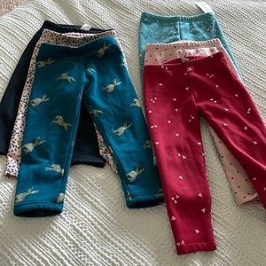 Fleece Lined Leggings sz 4 or 4t